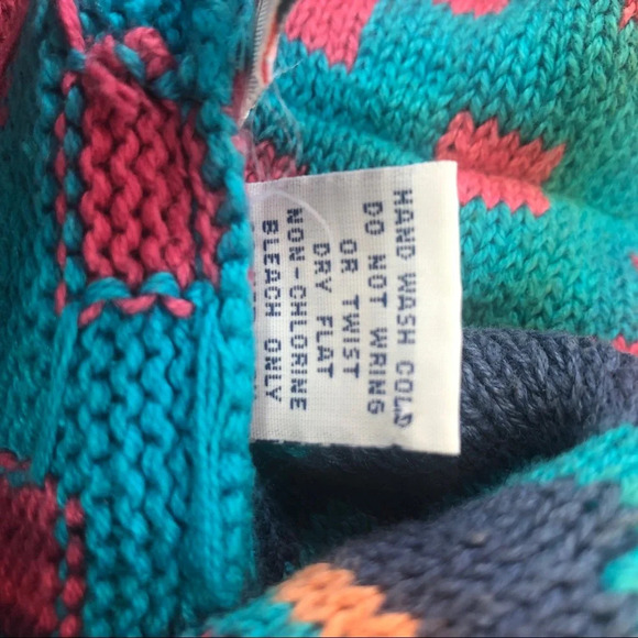 Vintage Nuovo Aztec Southwestern Sweater Vest Large - Picture 5 of 8